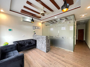 Welcoming reception and waiting area at Bright Smile Dental Aesthetics