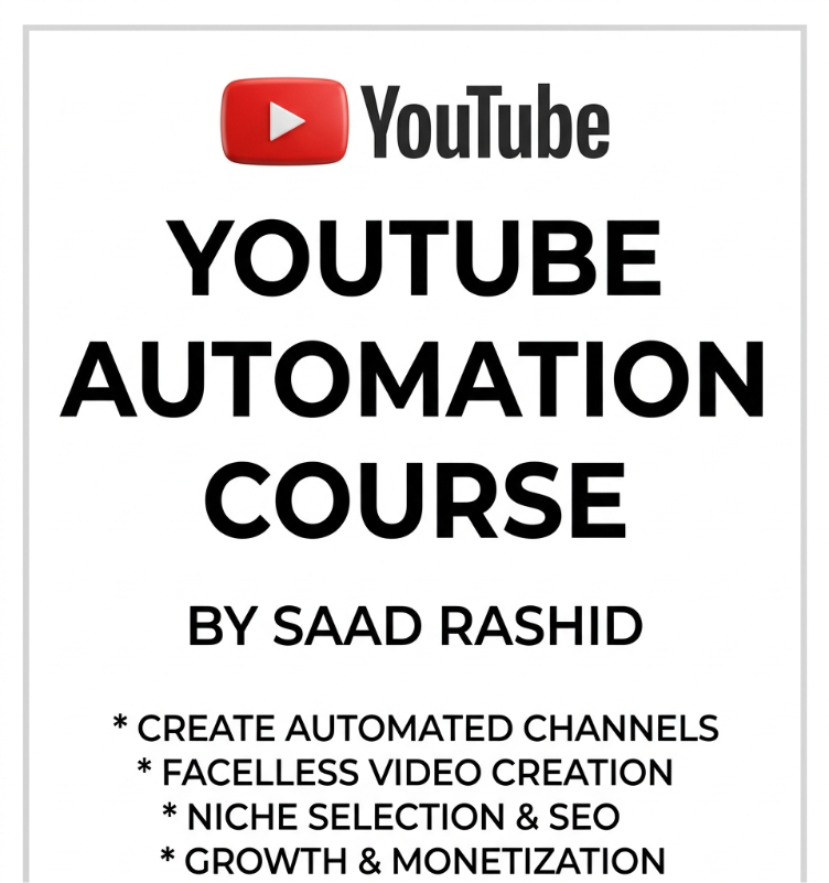 Adobe Express - file Youtube Automation Course By Saad Rashid - Image 1