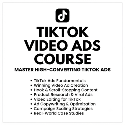 TIK TOK Video ads course